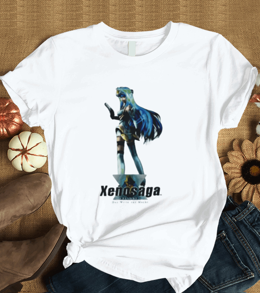 Xenosaga Episode I Der Wille Zur Macht Anime Character Figure T-Shirt