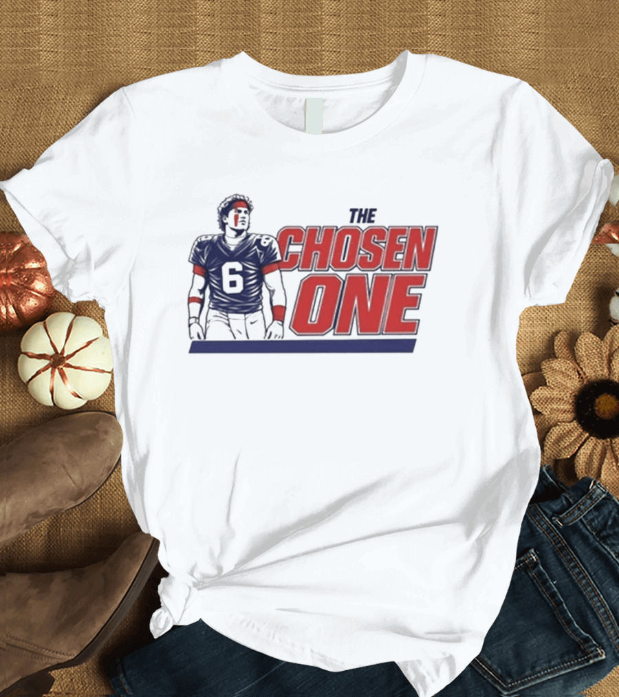 Chosen One Football Jersey Number 6 Athlete T-Shirt