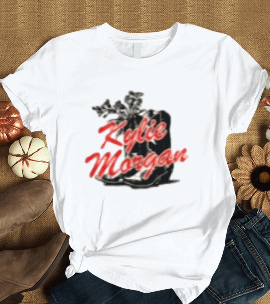 Kylie Morgan 1 800 Dump Him Boots Roses T-Shirt