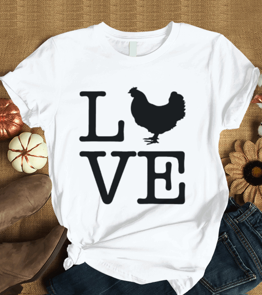Dallas Cowboys Hunter Luepke Love Chicken LVE T-Shirt