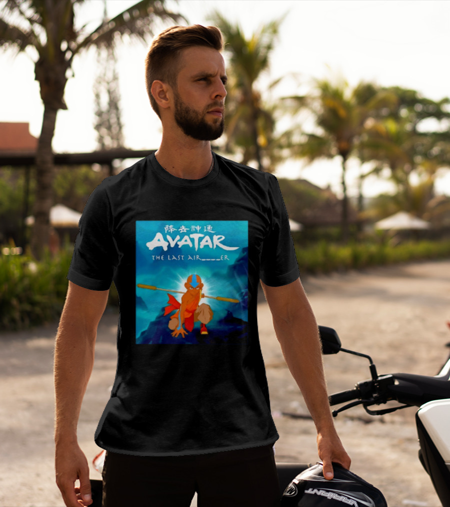 Avatar The Last Airbender Aang Nickelodeon Japanese T-Shirt