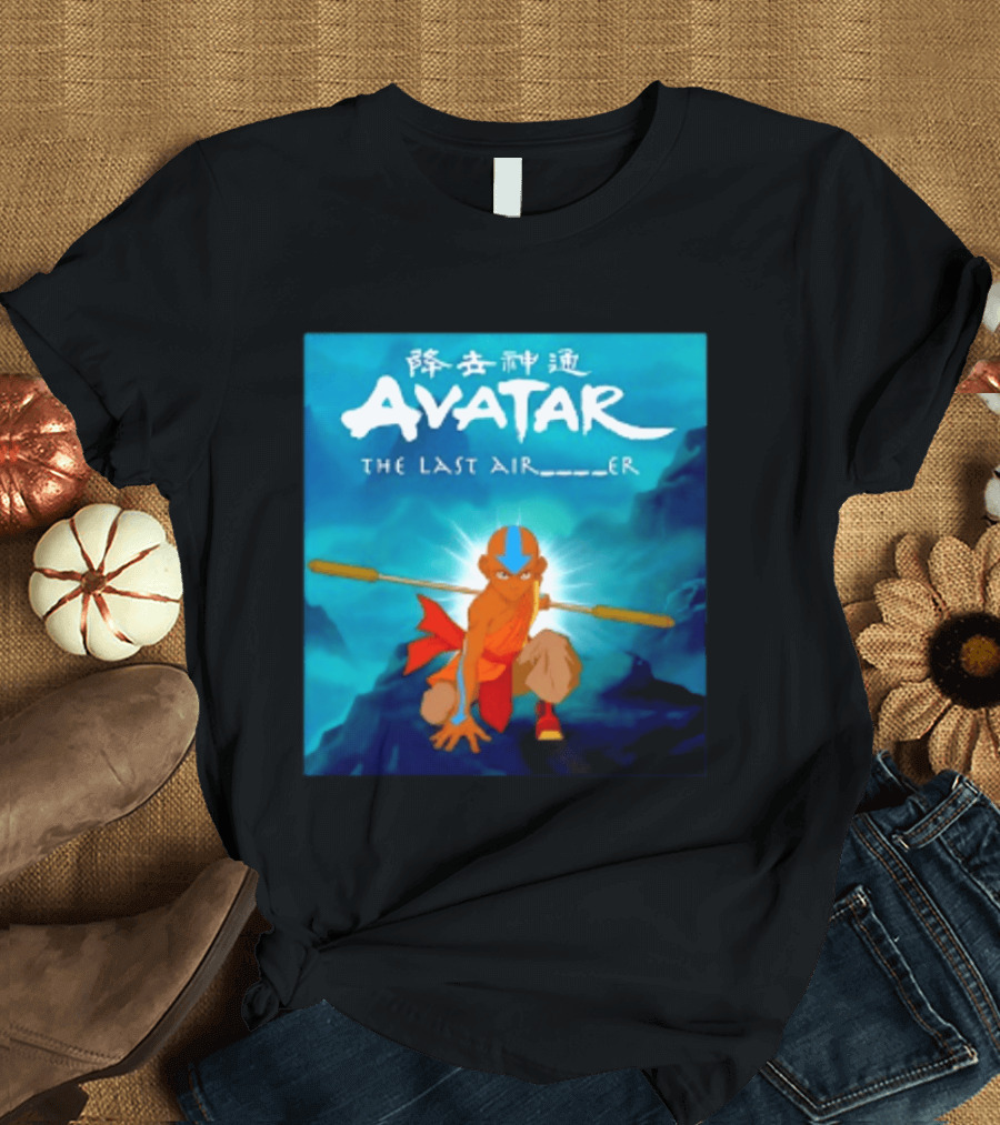 Avatar The Last Airbender Aang Nickelodeon Japanese T-Shirt