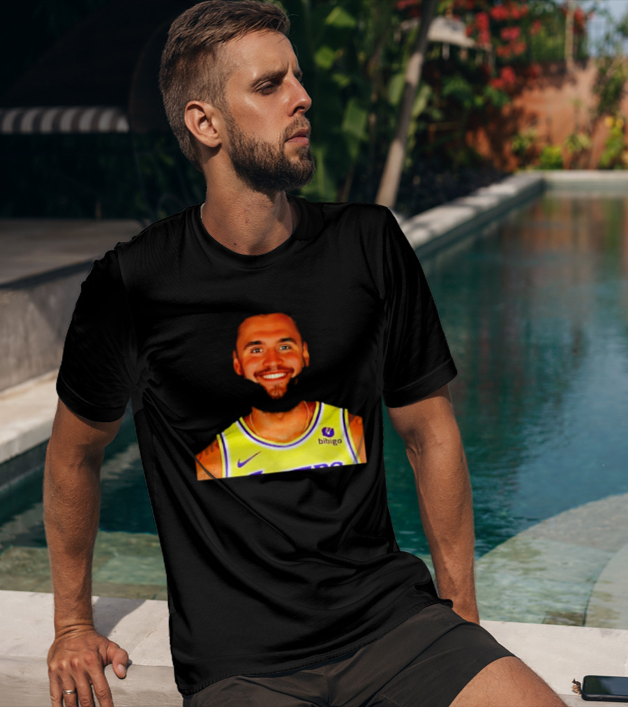Charlie Kirk And LeBron James Los Angeles Lakers Basketball Meme T-Shirt