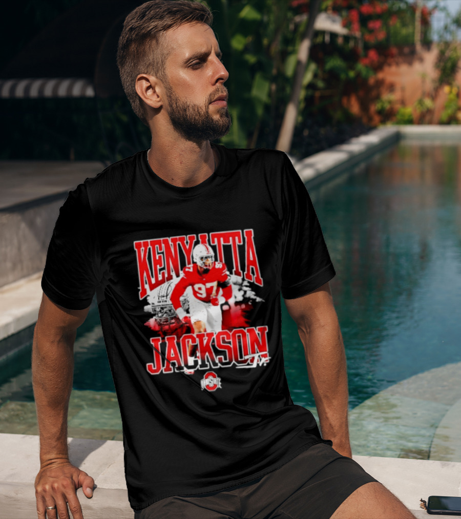 Kenyatta Jackson 97 Ohio State Buckeyes NCAA Football Player T-Shirt