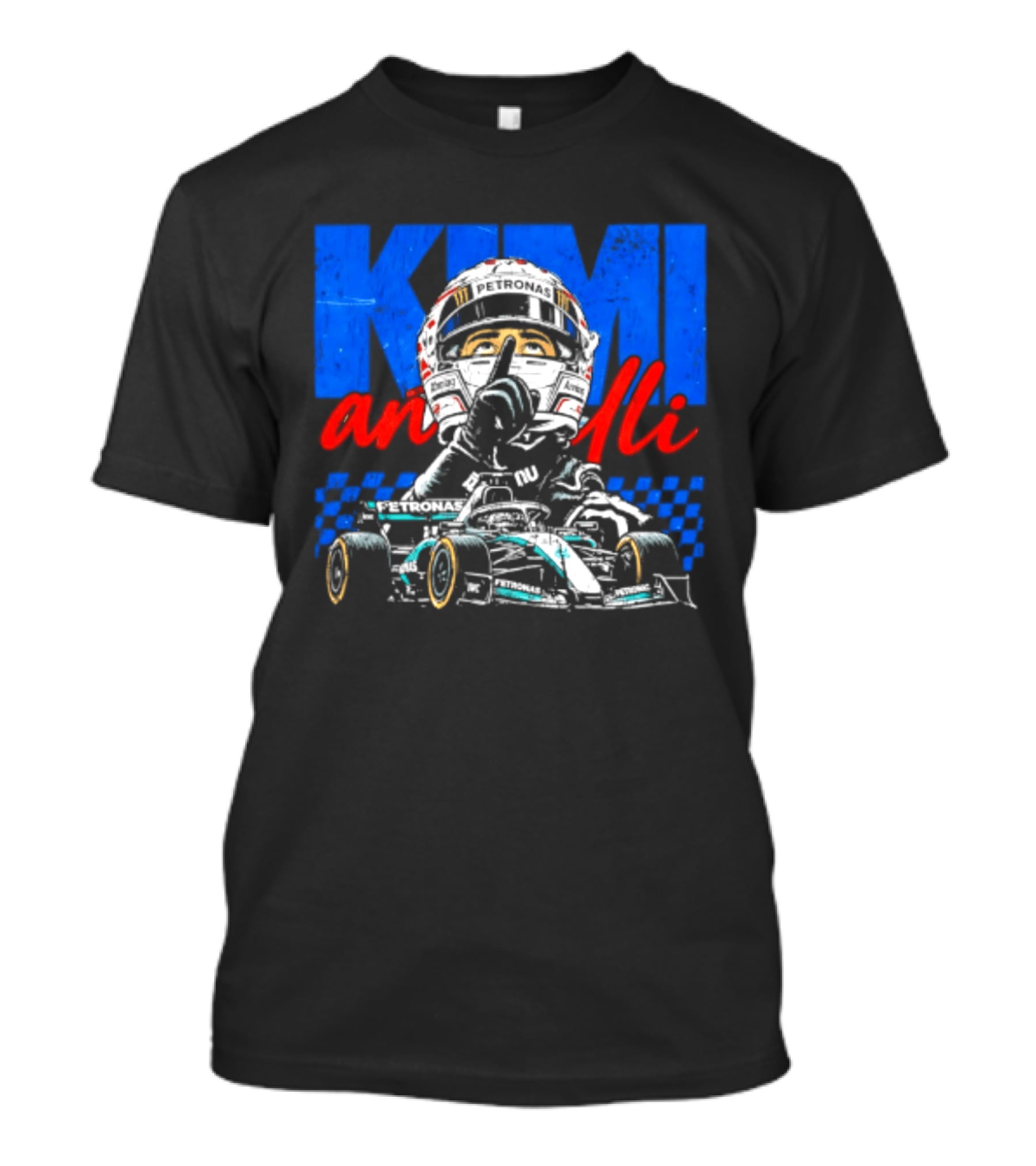 Kimi Antonelli F1 Racing Shhh Karting Racer Helmet T-Shirt