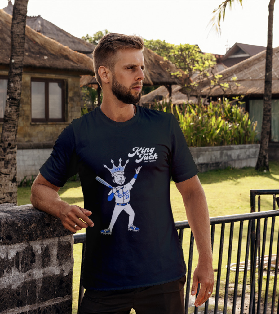 King Tuck Kyle Tucker 23 Baseball Crown And Bat T-Shirt