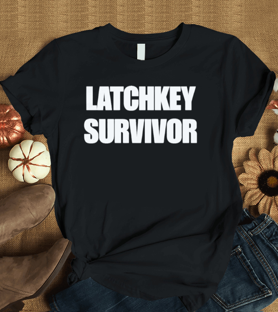 Latchkey Survivor Vintage Nostalgia Child Of The 80s Spirit T-Shirt