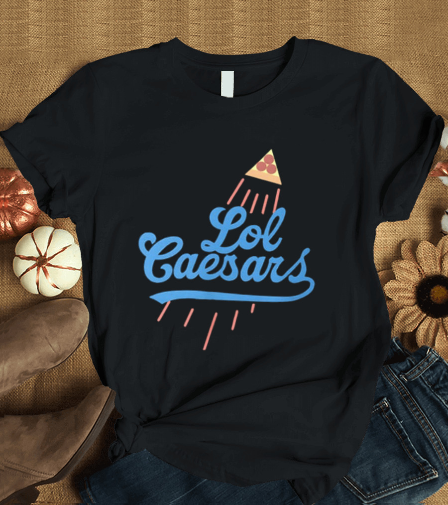 Lol Caesars Established 1969 Pizza 2 Sided T-Shirt