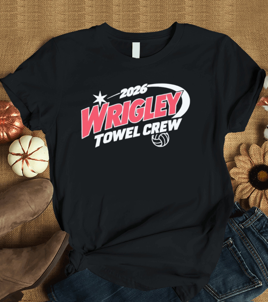 2026 Wrigley Towel Crew Volleyball Nebraska T-Shirt