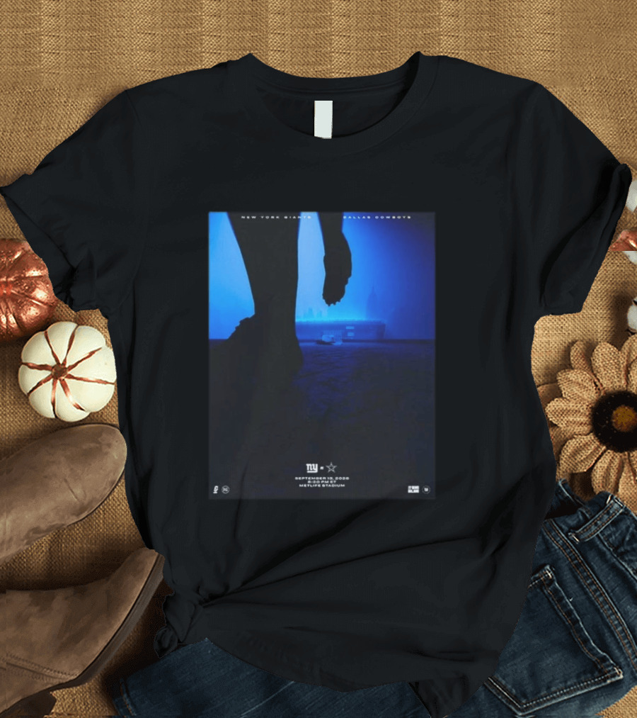 New York Giants Dallas Cowboys MetLife Stadium September 13 2026 T-Shirt