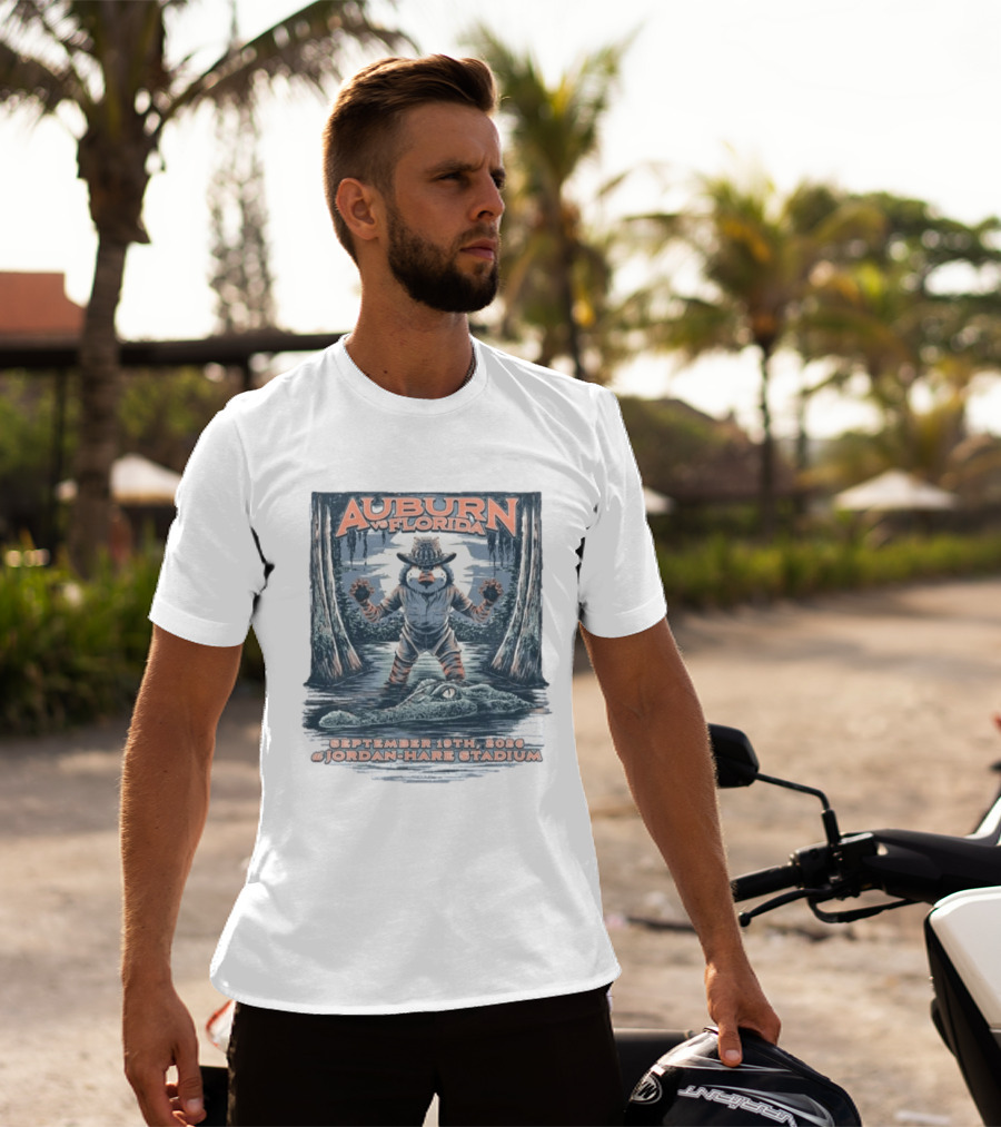 Auburn Vs Florida Football September 19th 2026 Jordan Hare Stadium T-Shirt