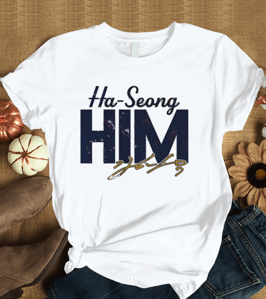 Ha Seong Kim HIM Atlanta Braves 2026 MLB Season T-Shirt