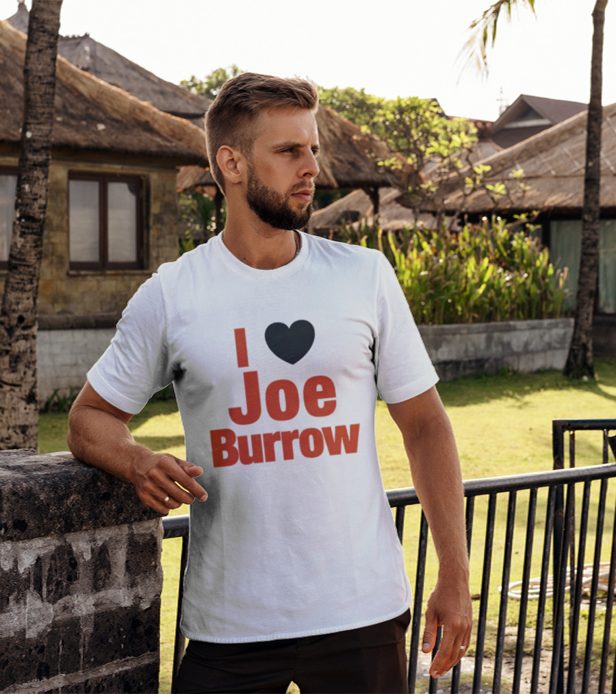 I Heart Joe Burrow Cincinnati Bengals 2026 Season T-Shirt
