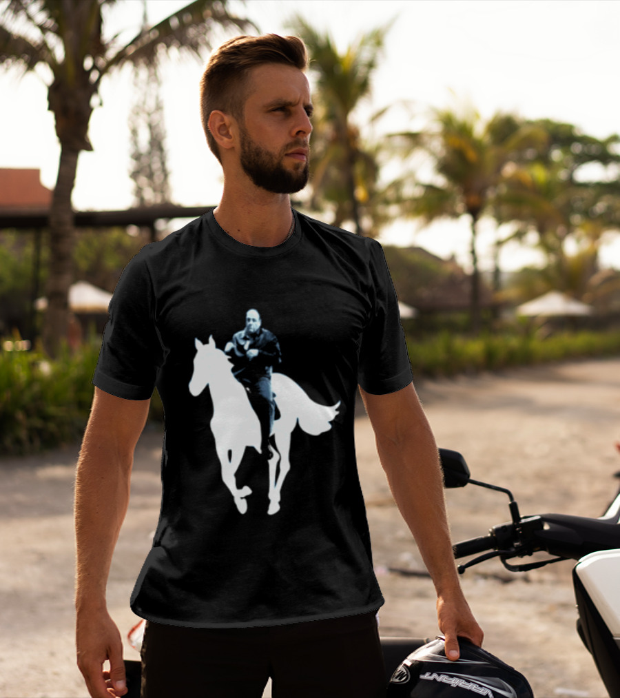 Rogue Co Pie O My Own Summer Millennial Sopranos Iconic Horse Scene T-Shirt