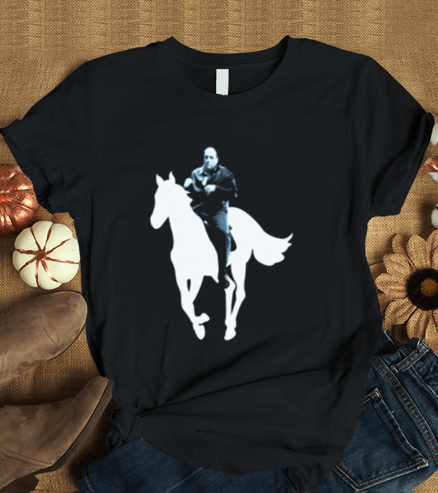 Rogue Co Pie O My Own Summer Millennial Sopranos Iconic Horse Scene T-Shirt