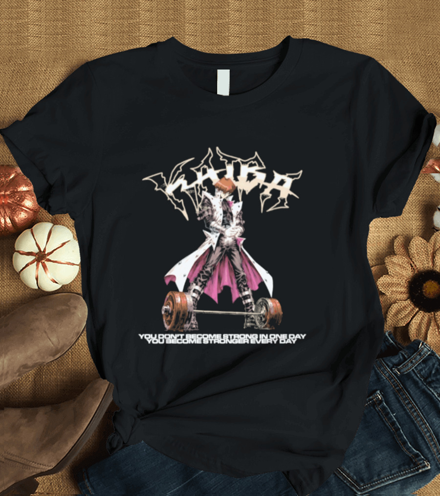 Seto Kaiba Yu Gi Oh Kaiba You Don't Become Strong In One Day You Become Stronger Every Day T-Shirt