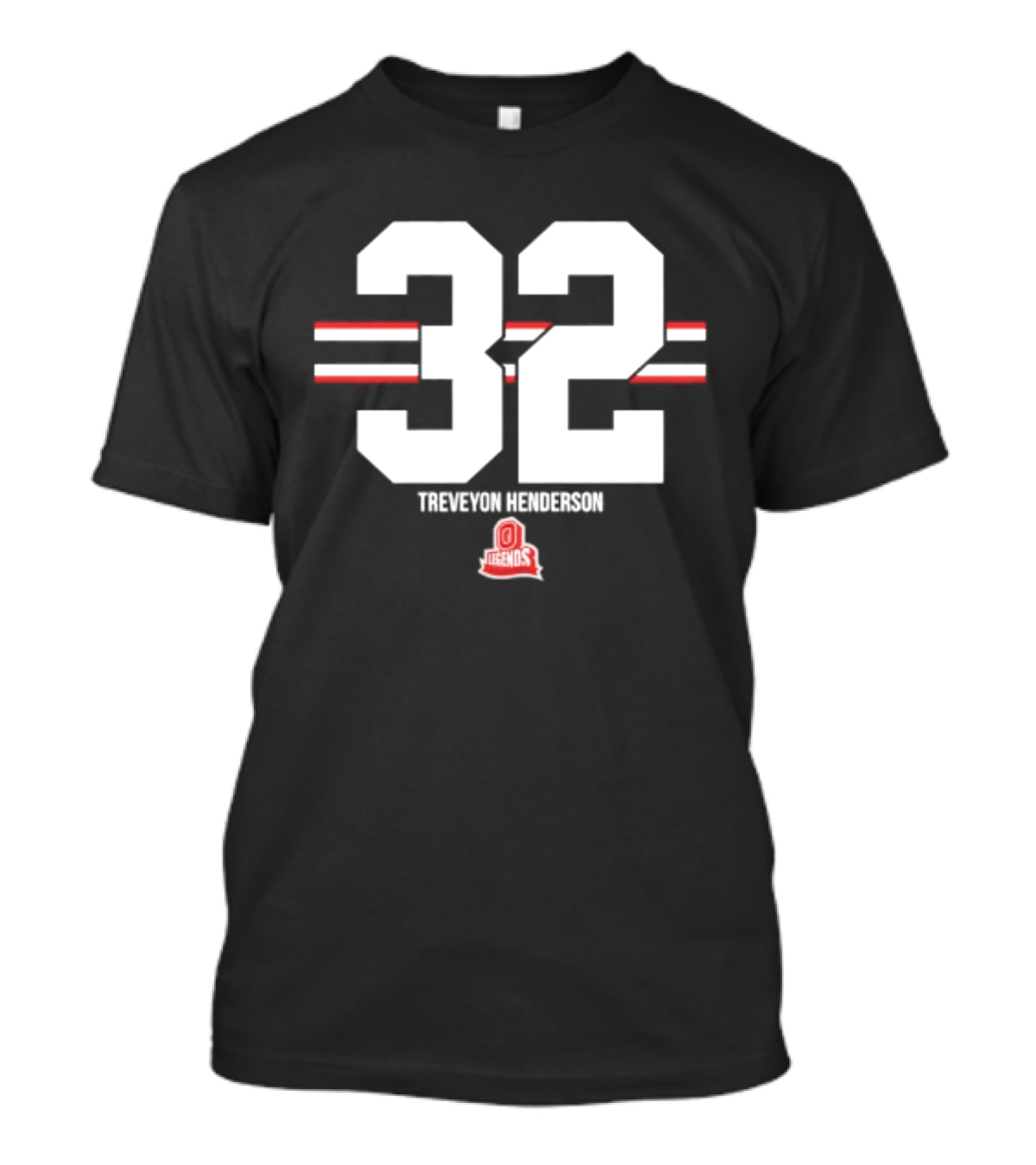 TreVeyon Henderson 32 Ohio State Buckeyes Legends T-Shirt