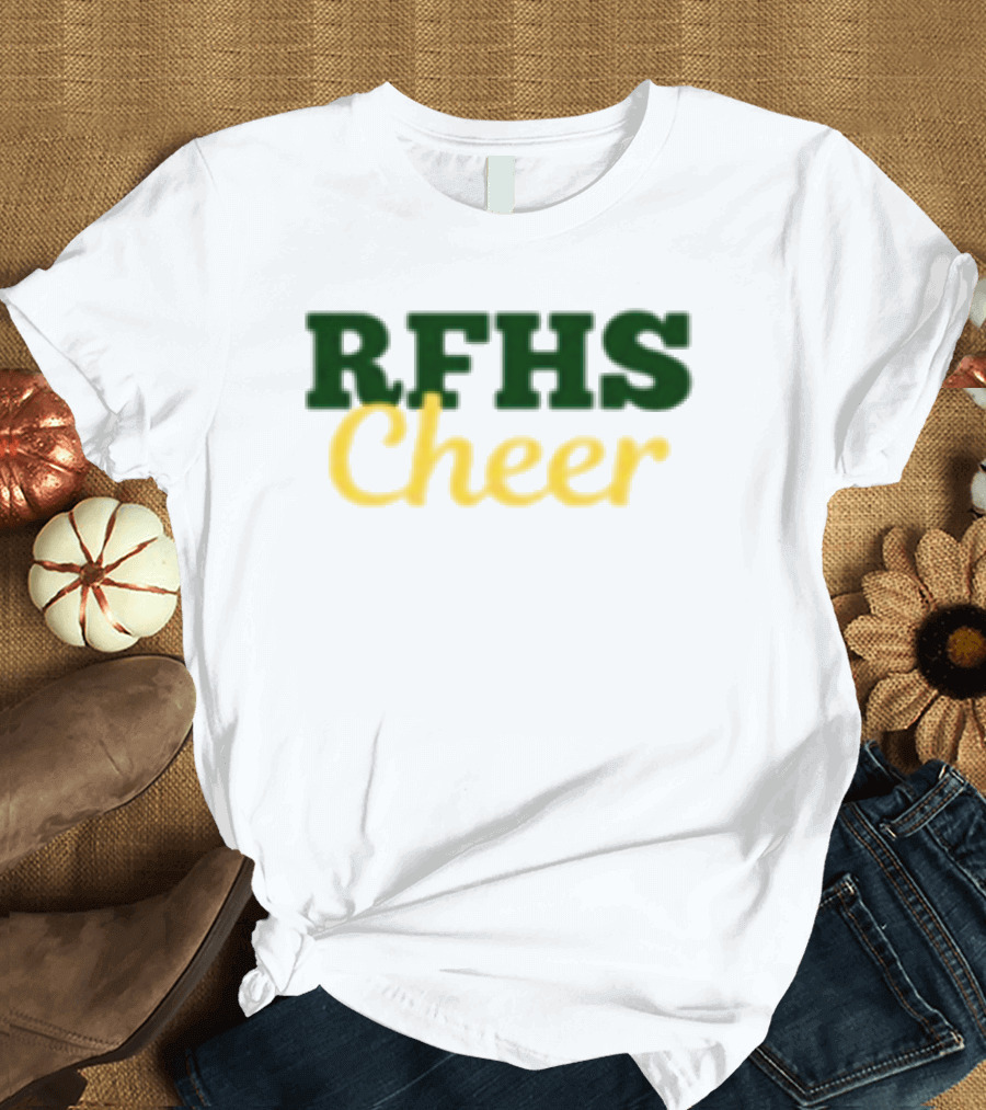 RFHS Cheer Roster Small Front White RF Store T-Shirt