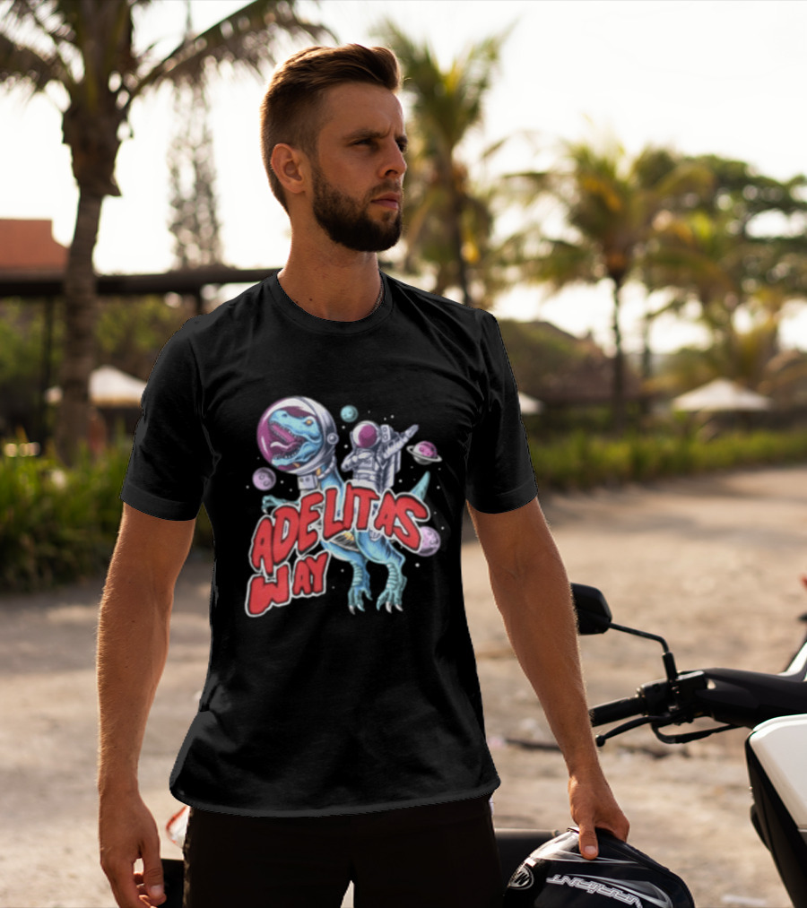 Adelitas Way Space Dinosaur Astronaut Rex T-Shirt