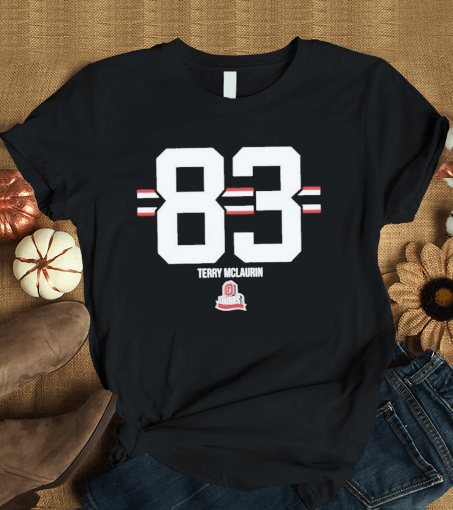 Terry McLaurin 83 Ohio State Buckeyes Football T-Shirt