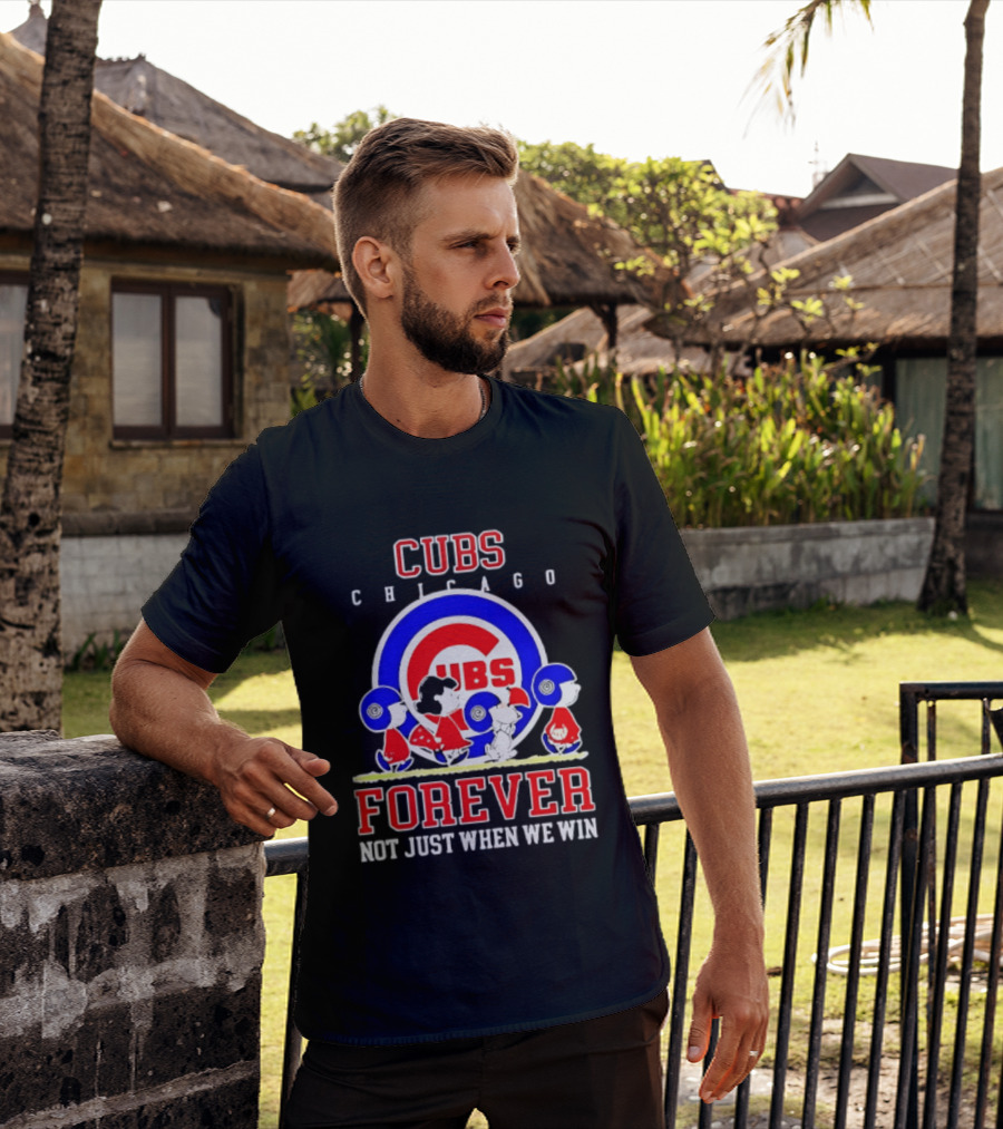 Chicago Cubs Peanuts Abbey Road Forever Not Just When We Win T-Shirt