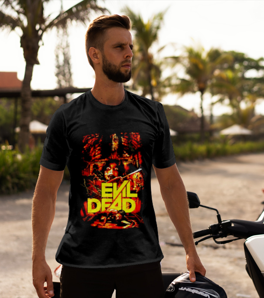 Evil Dead Classic Horror Movie Sam Raimi Iconic Cult T-Shirt