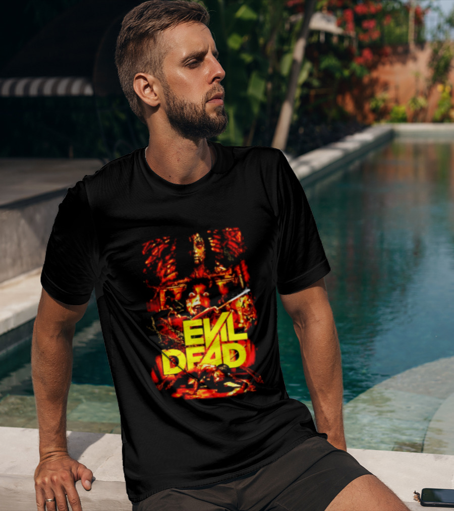 Evil Dead Classic Horror Movie Sam Raimi Iconic Cult T-Shirt