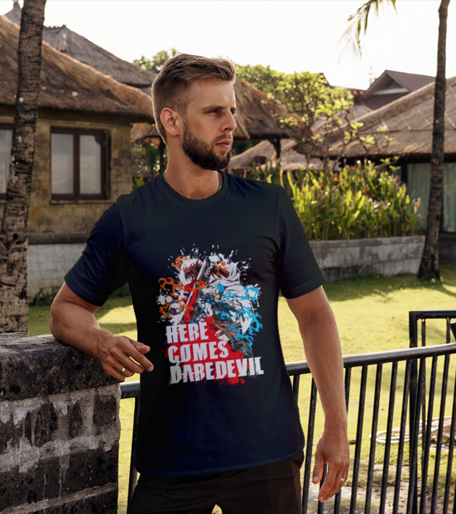 Here Comes Daredevil Guilty Sol Badguy Vibrant Splash T-Shirt