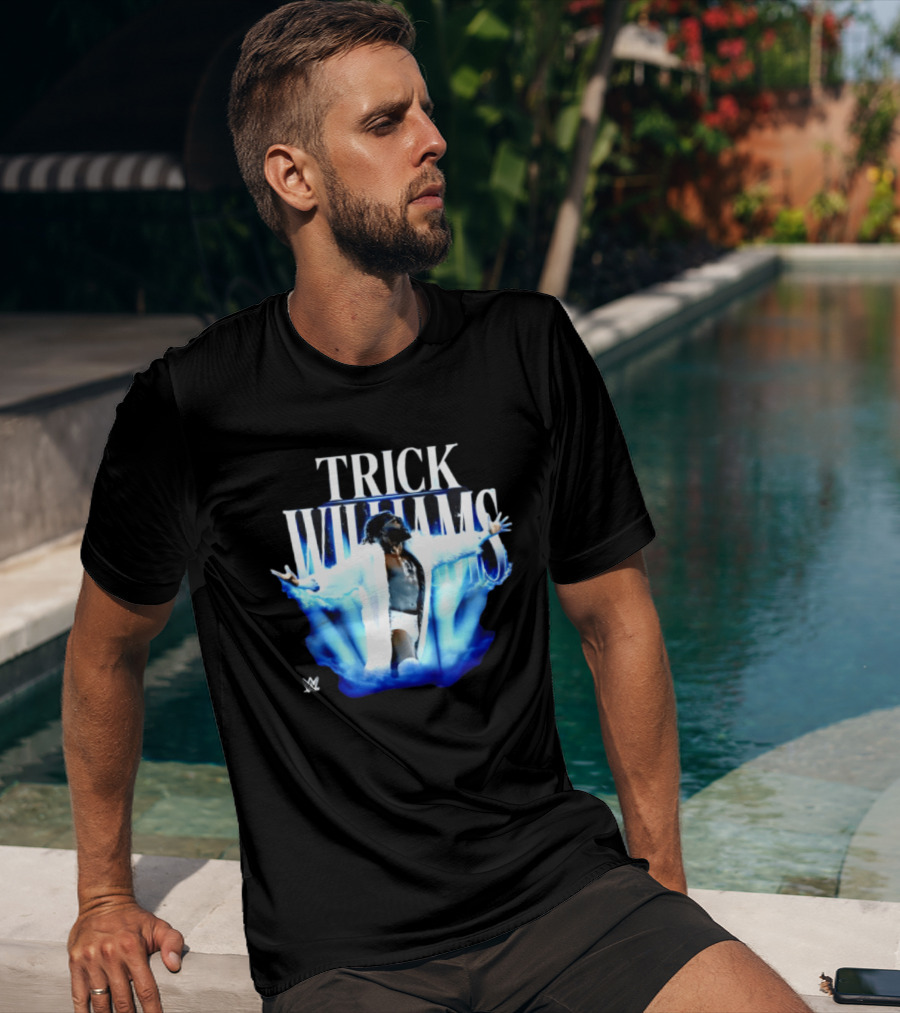 Trick Williams WWE Fur Coat Iconic Entrance T-Shirt