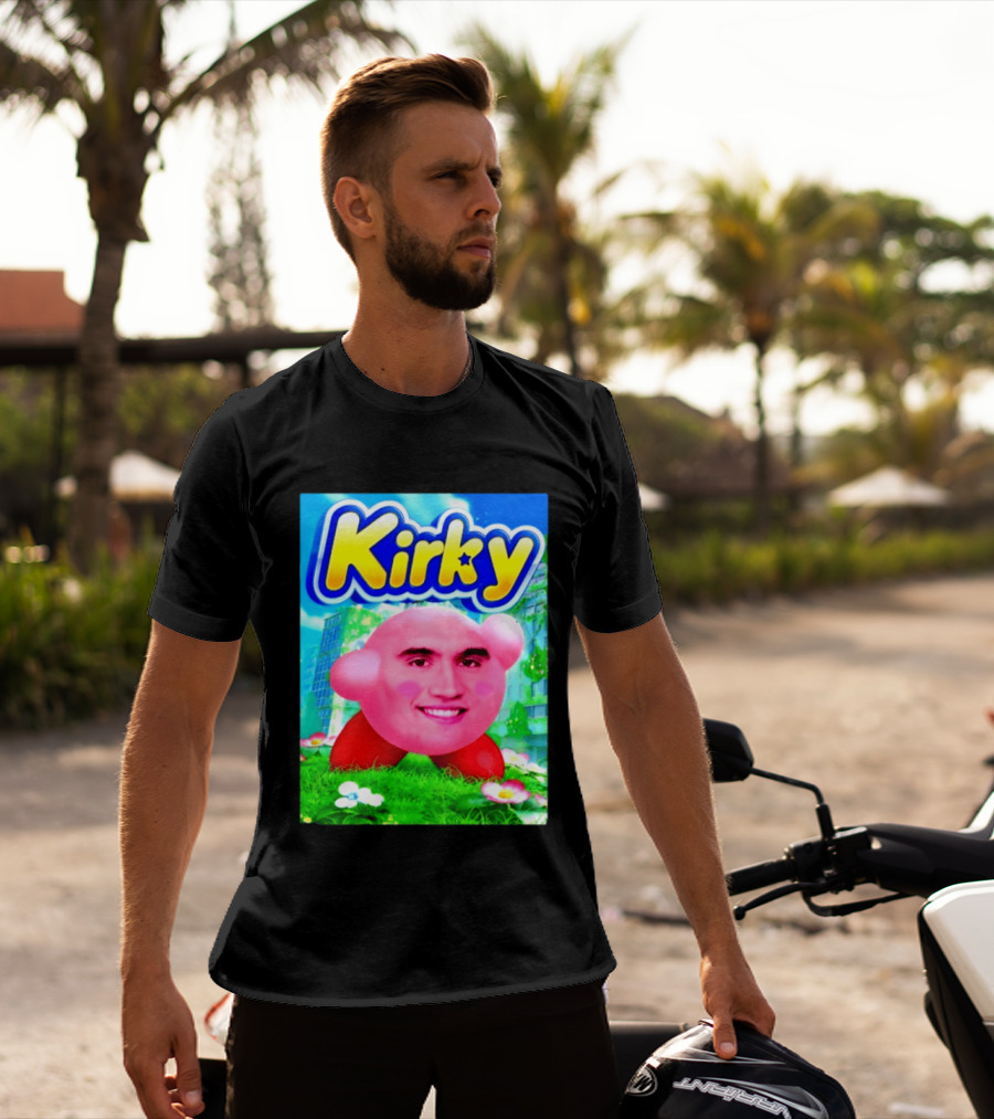 Kirky Charlie Kirk Kirby Meme T-Shirt