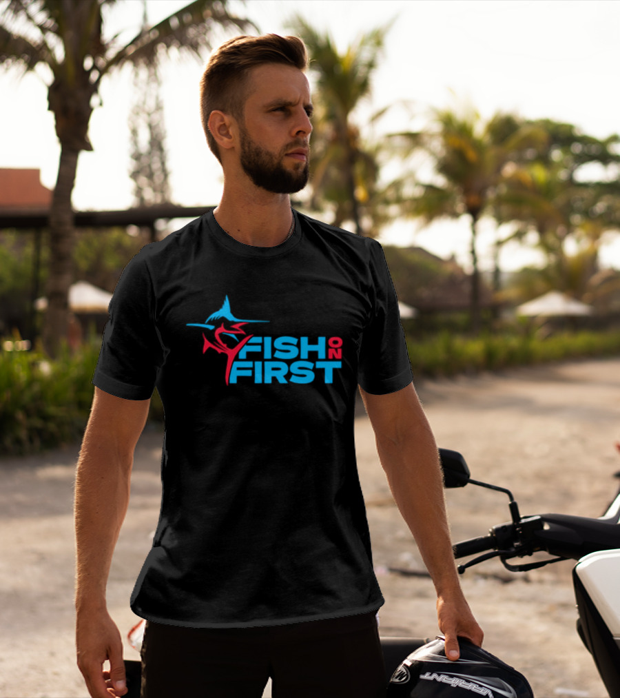 Miami Marlins Fish On First T-Shirt