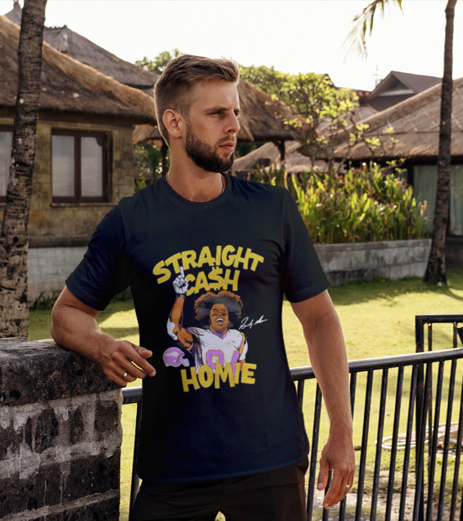 Minnesota Vikings Randy Moss Straight Cash Homie 84 T-Shirt