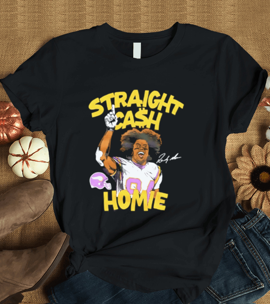 Minnesota Vikings Randy Moss Straight Cash Homie 84 T-Shirt