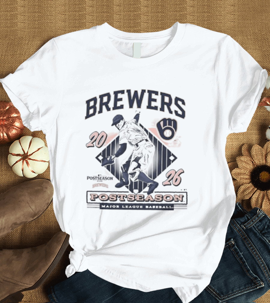 Brewers 2026 Postseason March To October T-Shirt