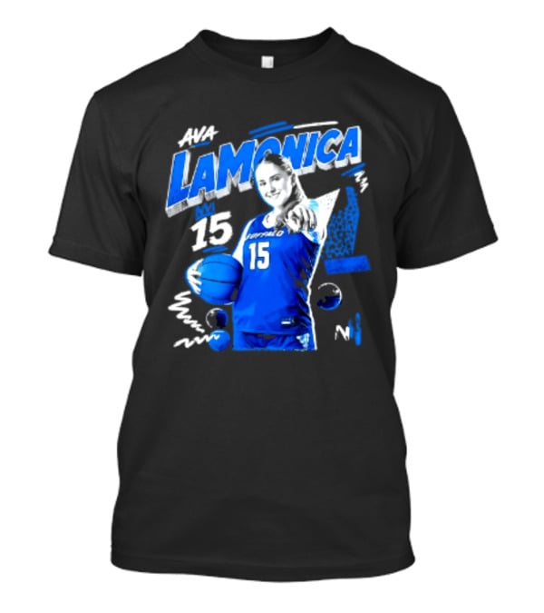 Ava LaMonica 15 Buffalo Bulls NCAA Women's Basketball Player Jersey Number T-Shirt