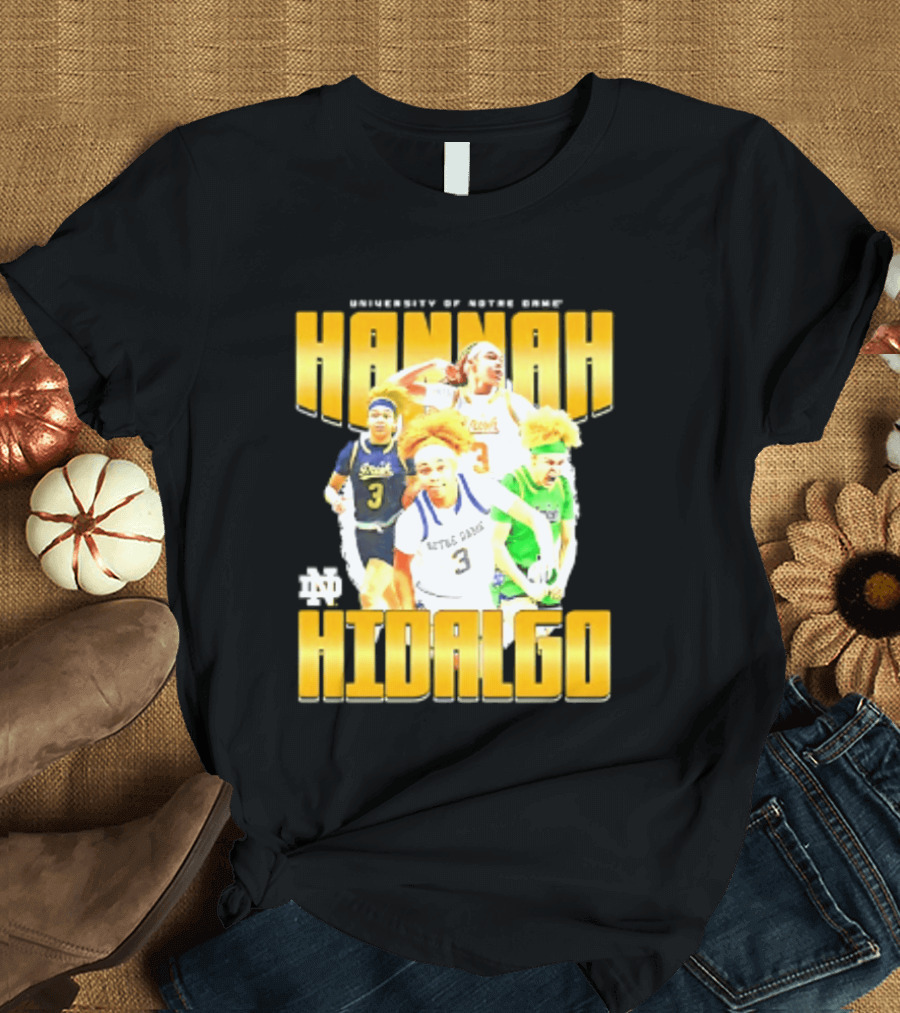 University Of Notre Dame Hannah Hidalgo Ncaa Women's Basketball T-Shirt