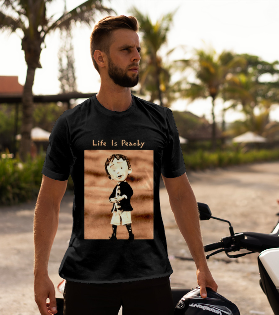 Life Is Peachy Korn Nu Metal Character Jonathan Davis T-Shirt