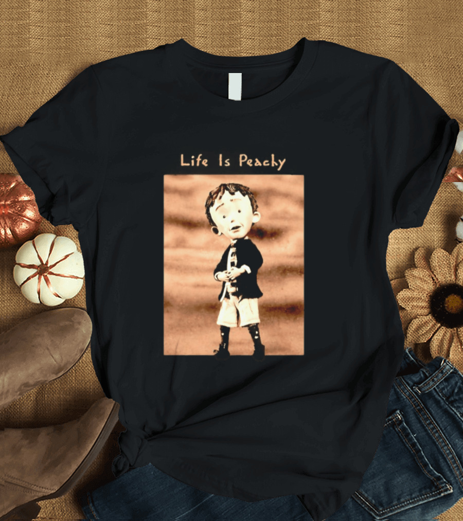 Life Is Peachy Korn Nu Metal Character Jonathan Davis T-Shirt