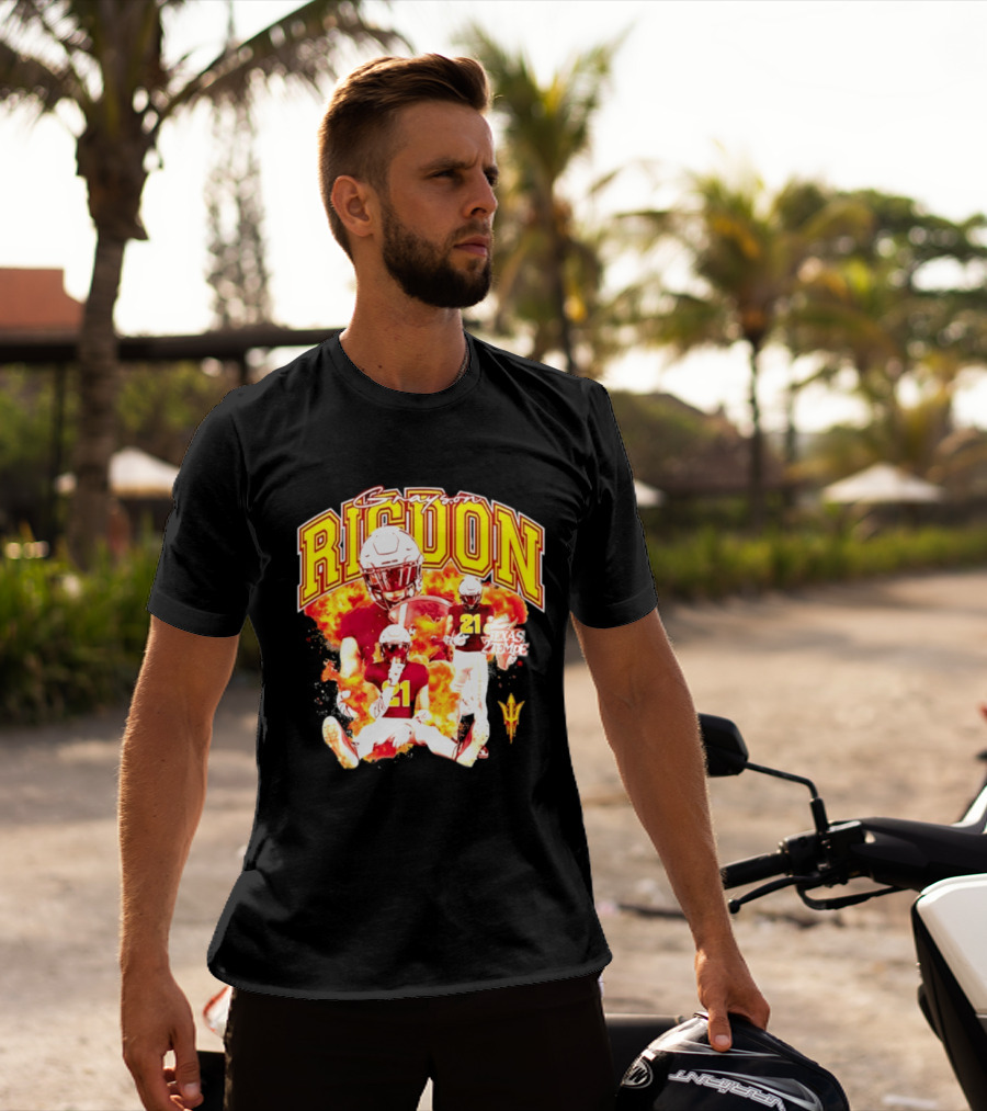 Grayson Rigdon 21 Arizona State Texas Tempe Football Player T-Shirt