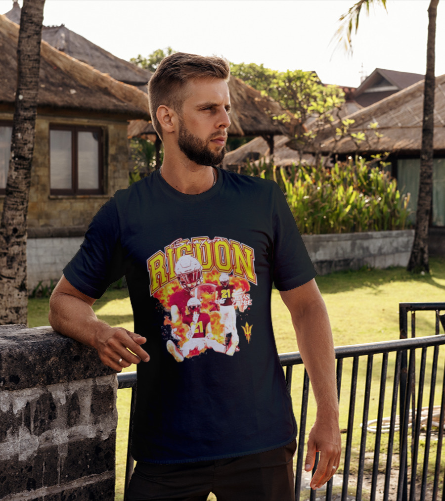 Grayson Rigdon 21 Arizona State Texas Tempe Football Player T-Shirt