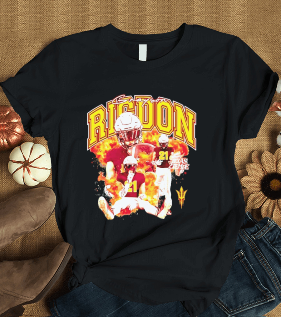 Grayson Rigdon 21 Arizona State Texas Tempe Football Player T-Shirt