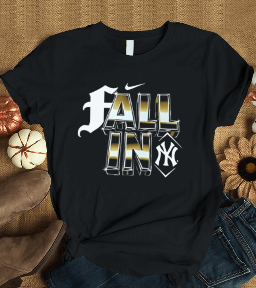 Nike New York Yankees Fall In 2026 Postseason T-Shirt