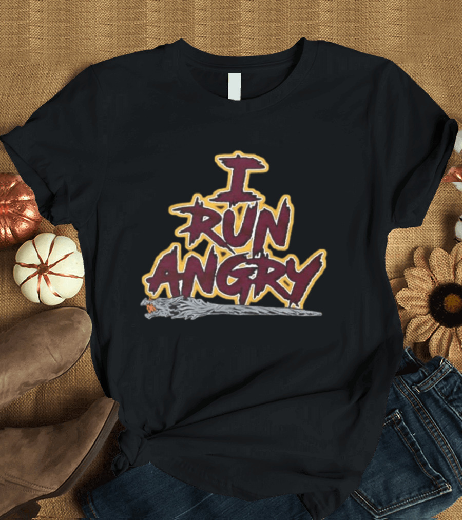 Tyler Owens I Run Angry Washington Commanders 2026 Two Sided T-Shirt