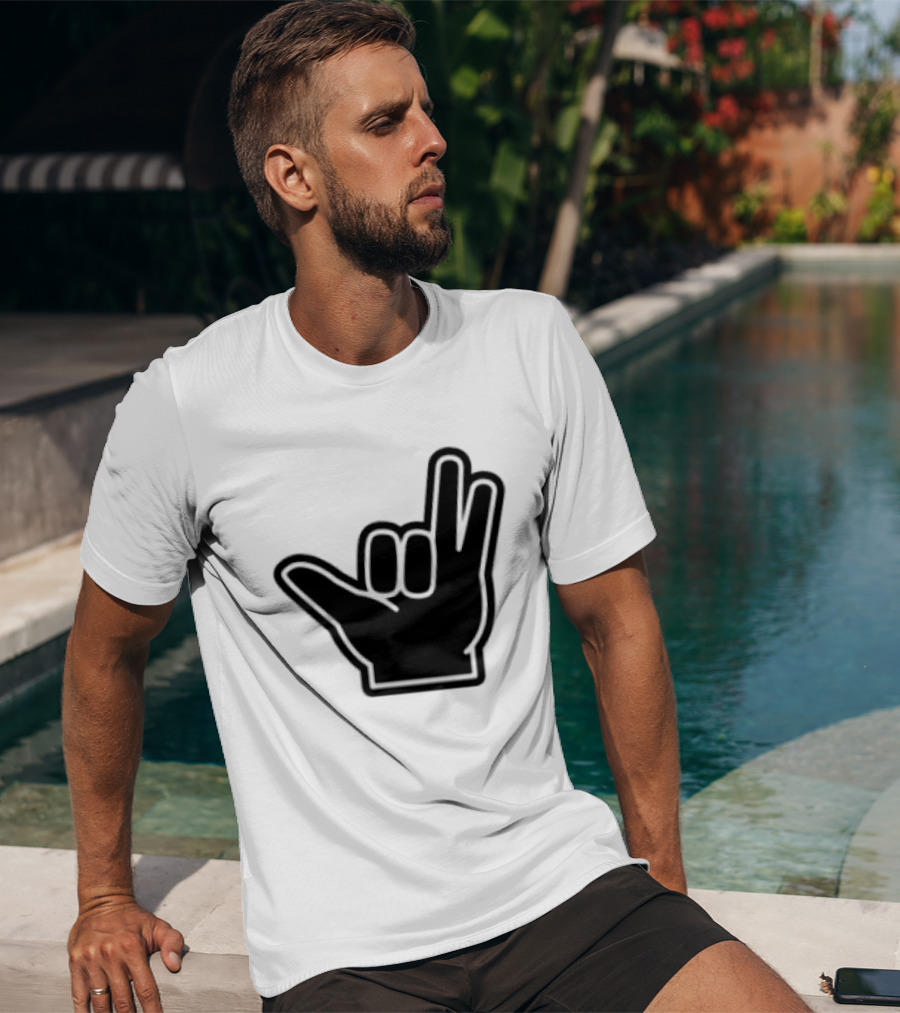 8Ro8 Store Hammajang Shaka Hand Sign Gesture T-Shirt