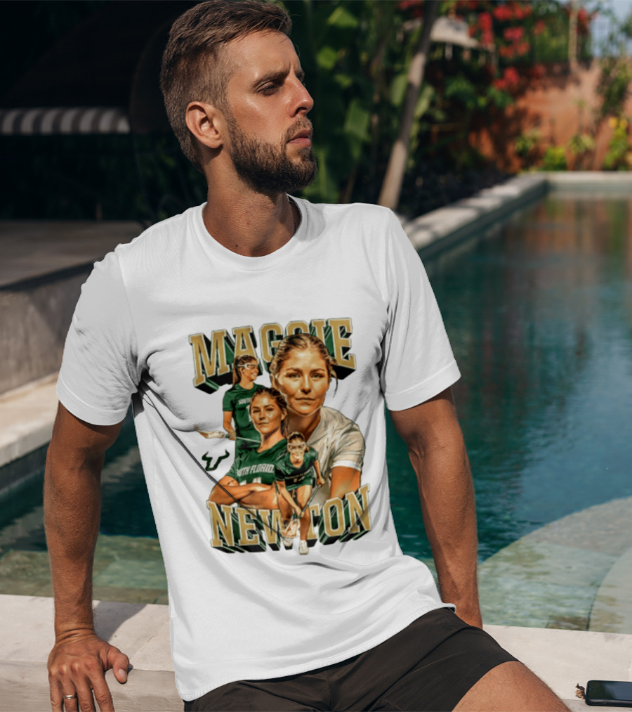 Maggie Newton South Florida Lacrosse Player USF T-Shirt
