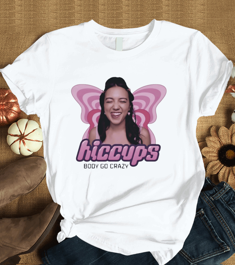 Hiccups Body Go Crazy Carly Pop Girlie FX Butterfly Wings T-Shirt