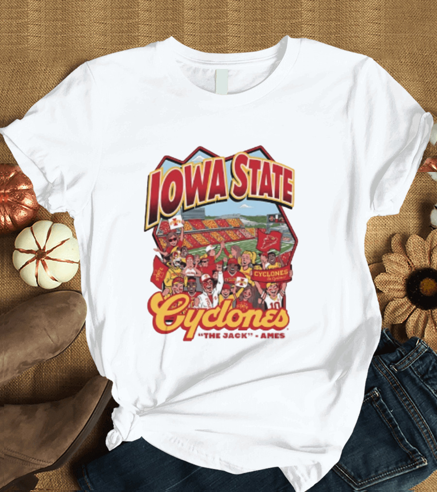 Iowa State Cyclones Football Fans At The Jack Trice Stadium Ames T-Shirt