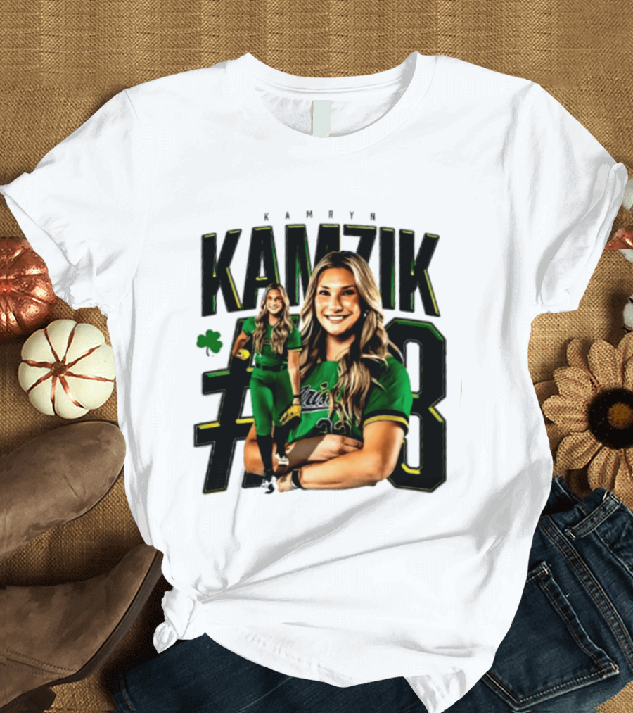Kamryn Kamzik #23 Notre Dame NCAA Softball Player T-Shirt