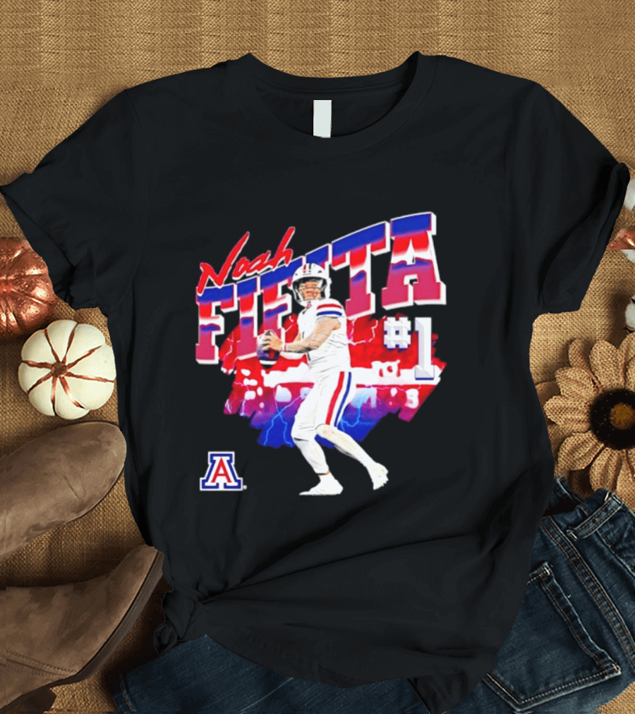 Noah Fifita Arizona Wildcats Number 1 Football Player T-Shirt