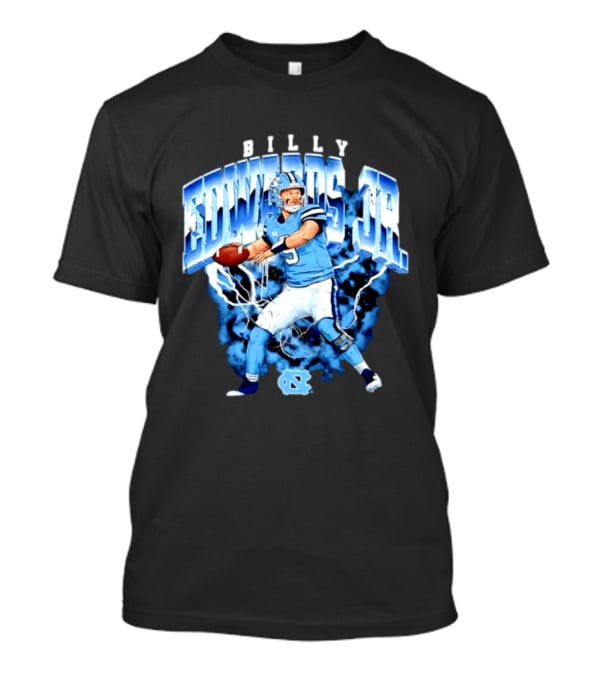 Billy Edwards Jr 9 North Carolina Tar Heels NCAA Football Player T-Shirt